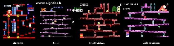 ANNEES 80, 80's, eighties, Retrogaming, donkey-kong, pacman, intellivision, atari 2600, amstrad, arcade, mario, jumpman, coleco, nostalgie,